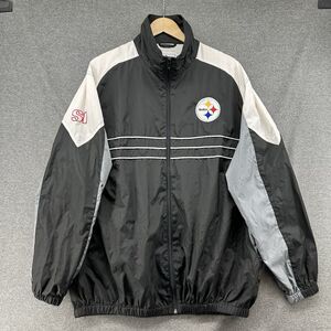 NFL Pittsburgh Steelers Jacket Men's Large Sports Illustrated Collab Windbreaker